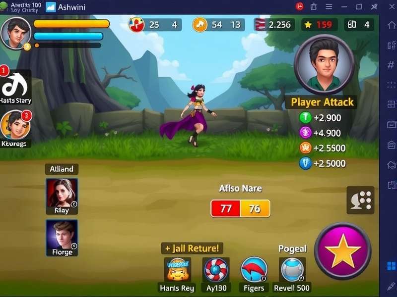 Ashwini S Amazing Attack Game Screenshot